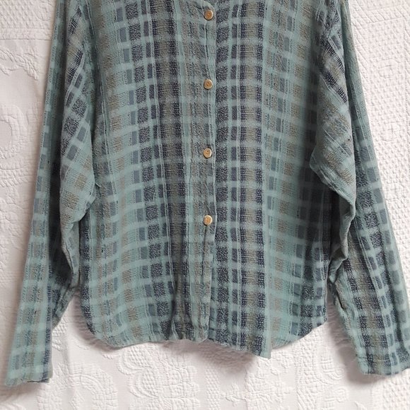 Coldwater Creek highly textured shirt - Picture 7 of 7